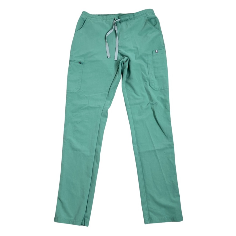 FIGS Yola Skinny Scrub Pants Green Size MT Medium Tall